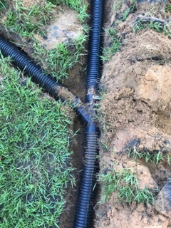 clermont florida yard drain installation orlando florida downspout drains